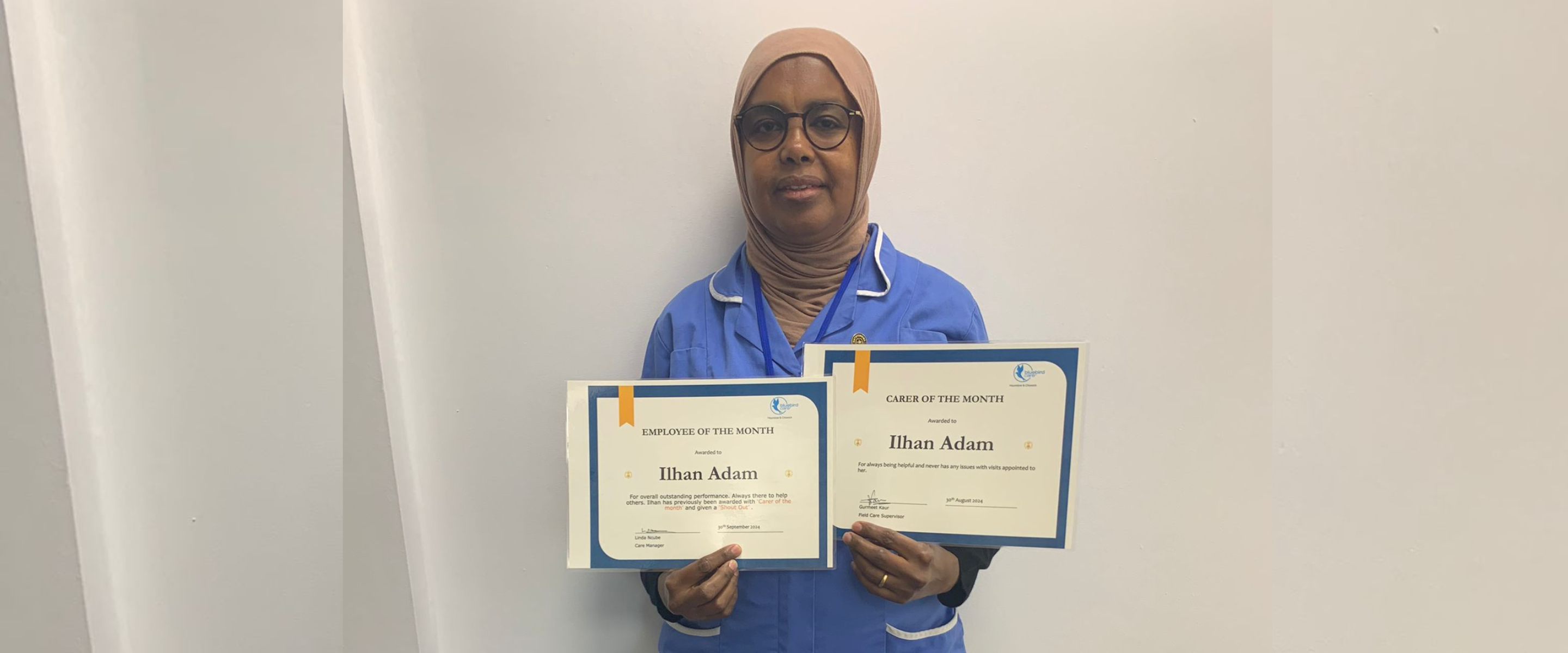 Celebrating Ilhan: Carer of the Month for August & Employee of the Month for September!
