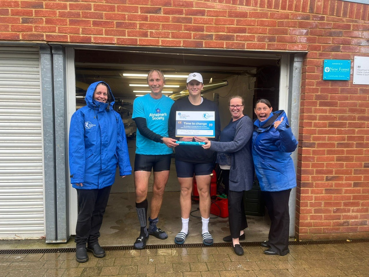 Rowing Pledge Lymington arrival Rowing Pledge Lymington arrival