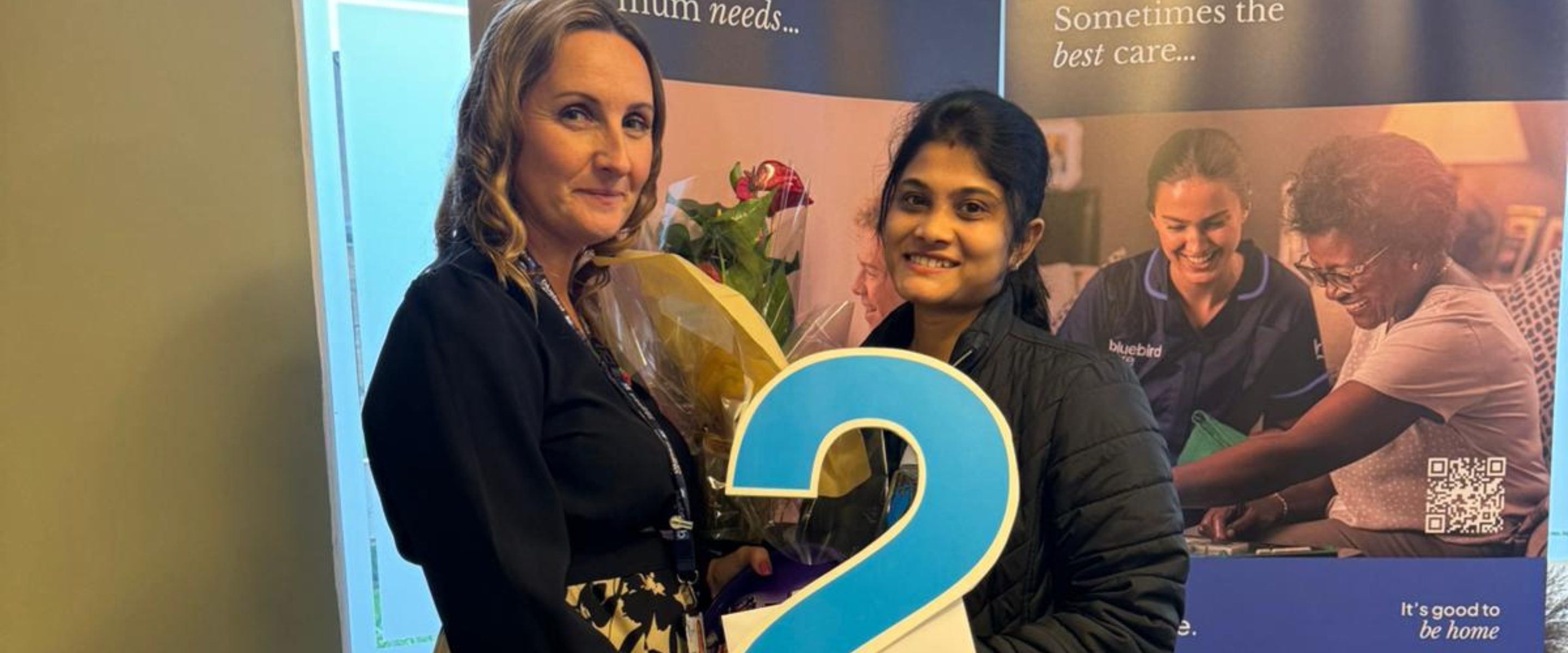 Celebrating Rupa's 2-Year Anniversary with Bluebird Care