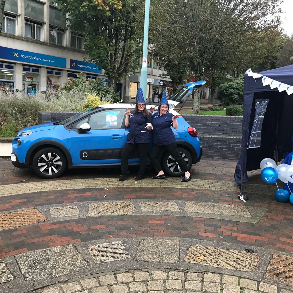 Bluebird Care Plymouth, Torbay and South Hams Paint the Town Blue! 03