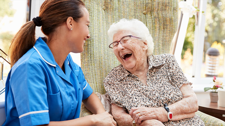 Nurse with Patient
