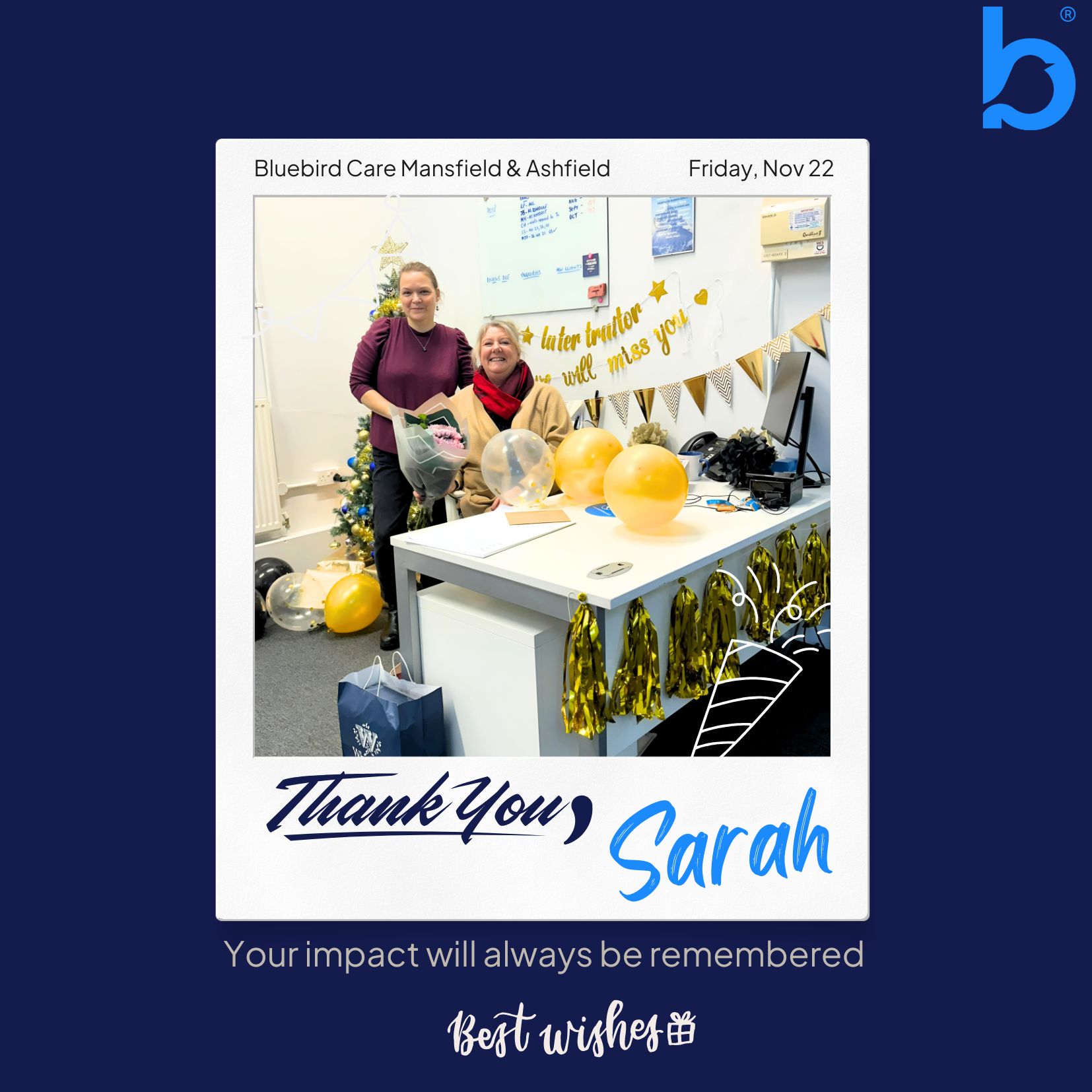 sarah farewell
