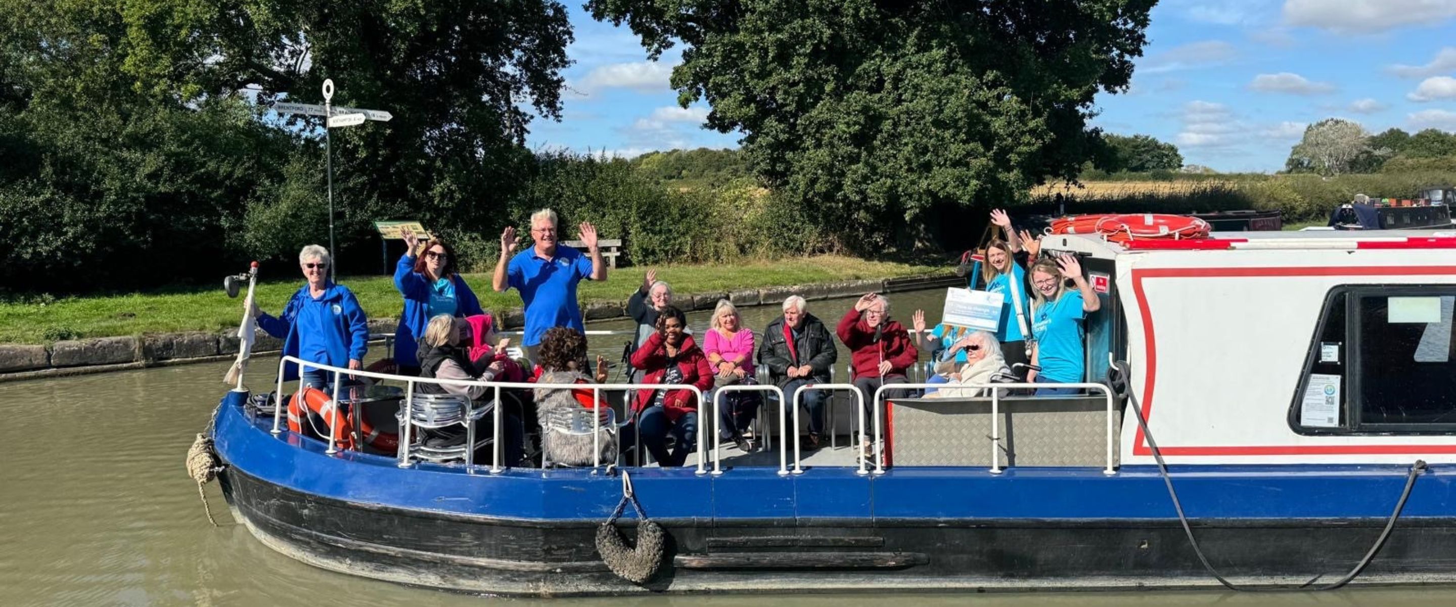 Boat trip group