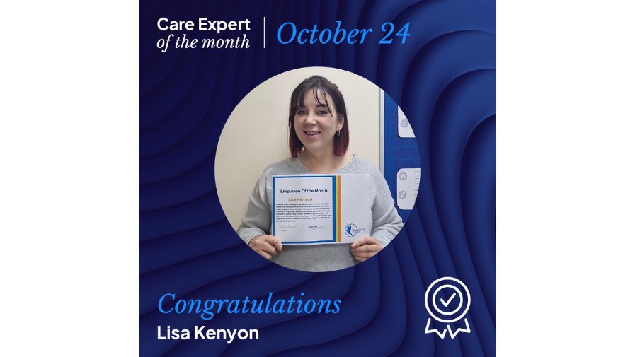 Employee of the Month - Lisa Kenyon 10/2024 Employee of the Month - Lisa Kenyon 10/2024