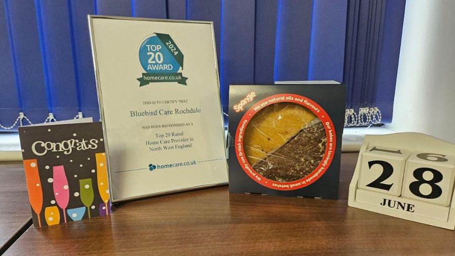 Homecare award cake Homecare award cake