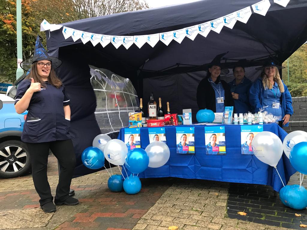 Bluebird Care Plymouth, Torbay and South Hams Paint the Town Blue! 01