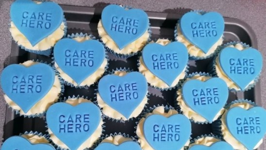 Care Hero Cupcakes for our Care Assistants