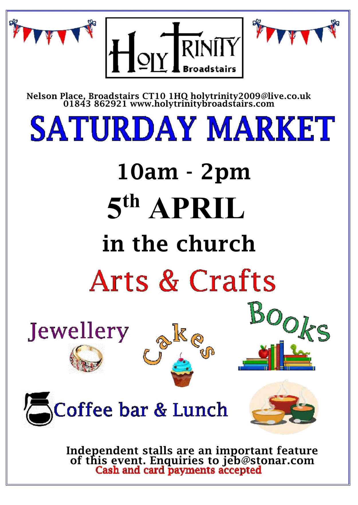 Discover Local Treasures at the Stand Church Market in Broadstairs! Discover Local Treasures at the Stand Church Market in Broadstairs!