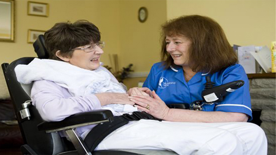 Carer with patient 